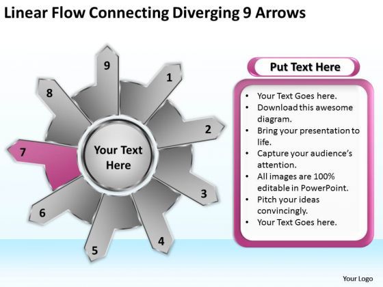 linear_flow_connecting_diverging_9_arrows_flow_circular_process_chart_powerpoint_templates_1.jpg
