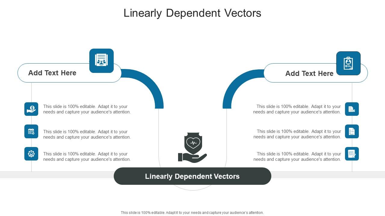 Linearly Dependent Vectors In Powerpoint And Google Slides Cpb