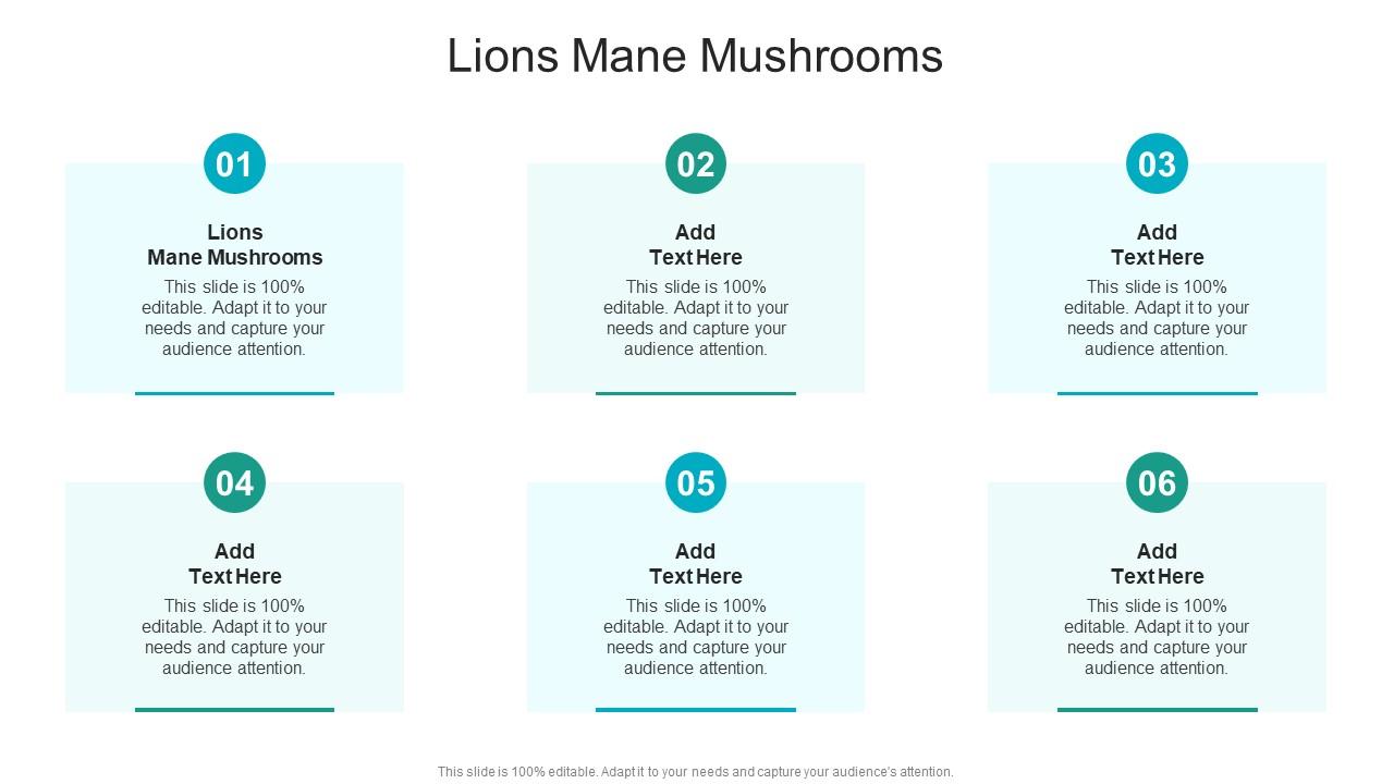 Lions Mane Mushrooms In Powerpoint And Google Slides Cpb