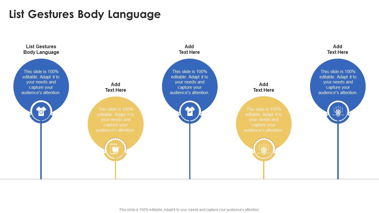 List Gestures Body Language In Powerpoint And Google Slides Cpb