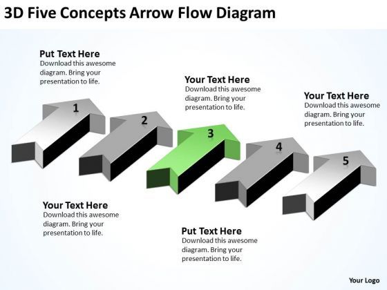 massively_parallel_processor_3d_five_concepts_arrow_flow_diagram_powerpoint_templates_1.jpg