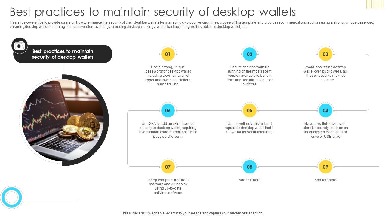 Mastering Blockchain Wallets Best Practices To Maintain Security Of Desktop BCT SS V
