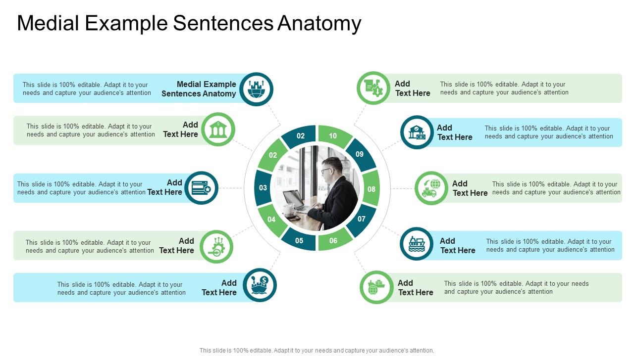 Medial Example Sentences Anatomy In Powerpoint And Google Slides Cpb