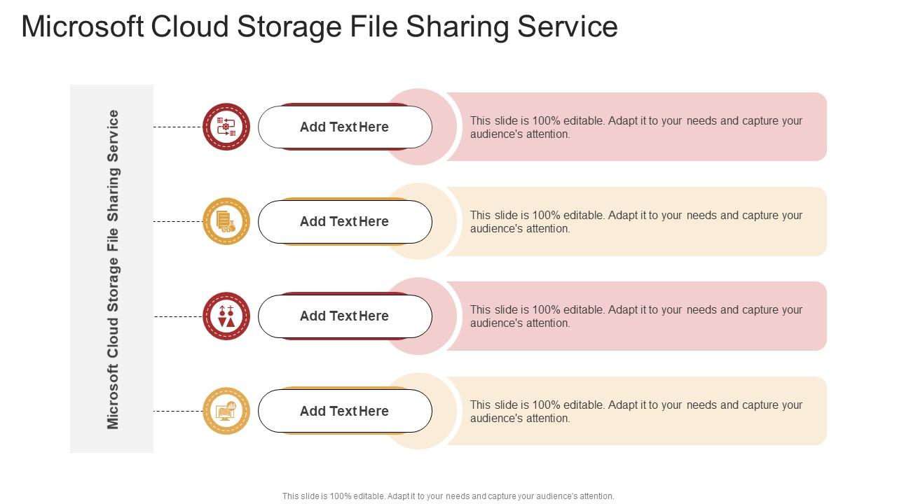 Microsoft Cloud Storage File Sharing Service In Powerpoint And Google Slides Cpb