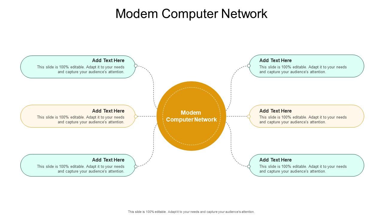 Modem Computer Network In Powerpoint And Google Slides Cpb
