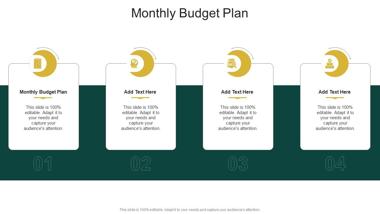 Monthly Budget Plan In Powerpoint And Google Slides Cpb