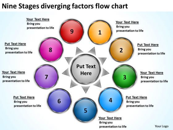 nine_stages_diverging_factors_flow_chart_arrows_network_software_powerpoint_templates_1.jpg