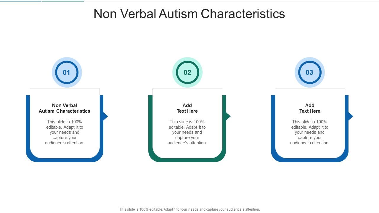 Non Verbal Autism Characteristics In Powerpoint And Google Slides Cpb
