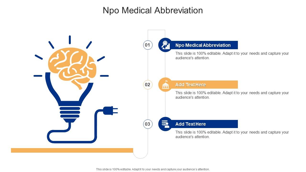 NPO Medical Abbreviation In Powerpoint And Google Slides Cpb
