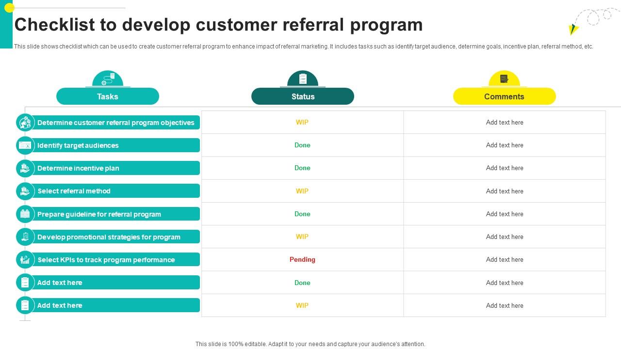 One On One Advertising Checklist To Develop Customer Referral Program Strategy SS V