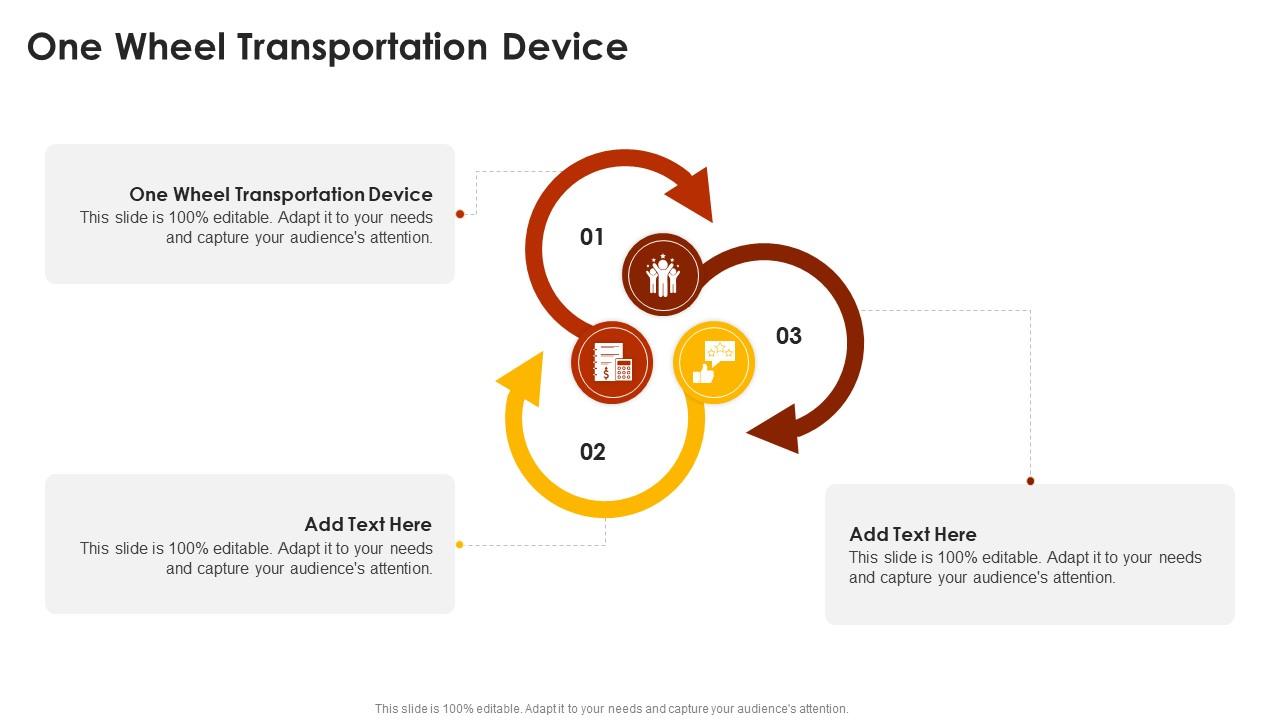 One Wheel Transportation Device In Powerpoint And Google Slides Cpb