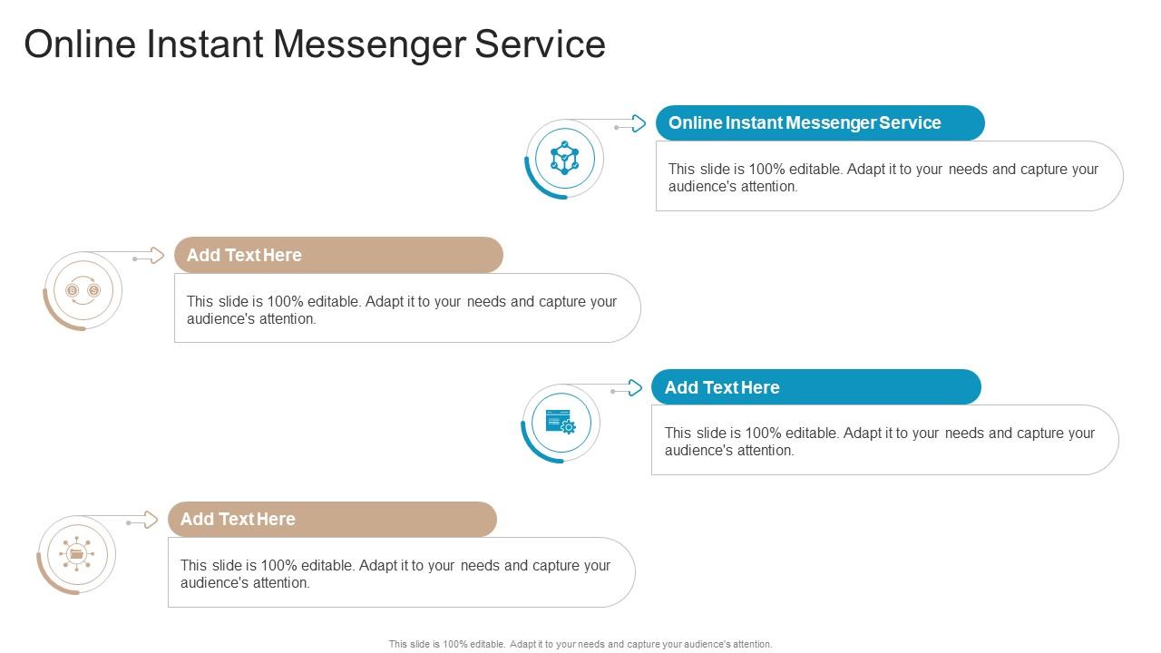 Online Instant Messenger Service In Powerpoint And Google Slides Cpb