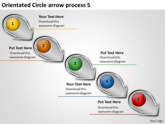 orientated_circle_arrow_process_5_sample_flow_charts_powerpoint_slides_1.jpg