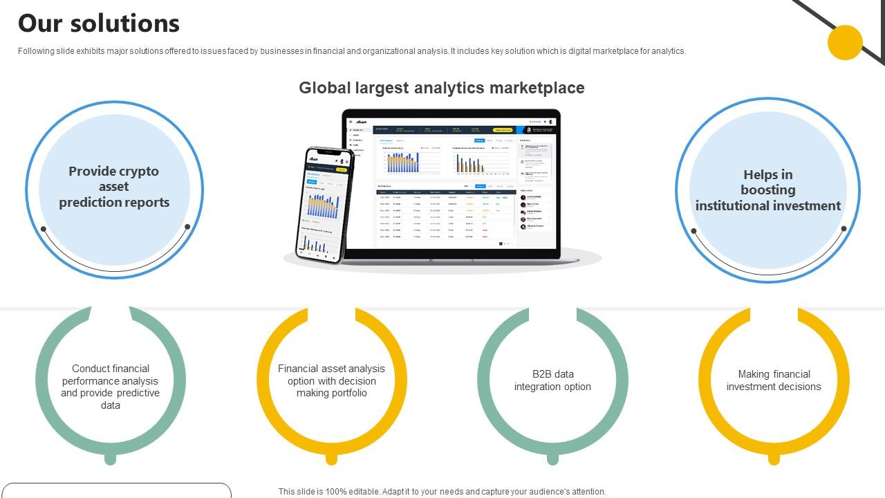 Our Solutions Analytics Company Investor Funding Elevator