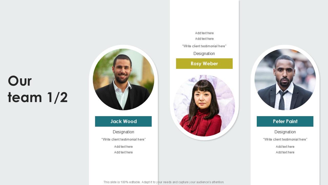 Our Team PPT Slides SS