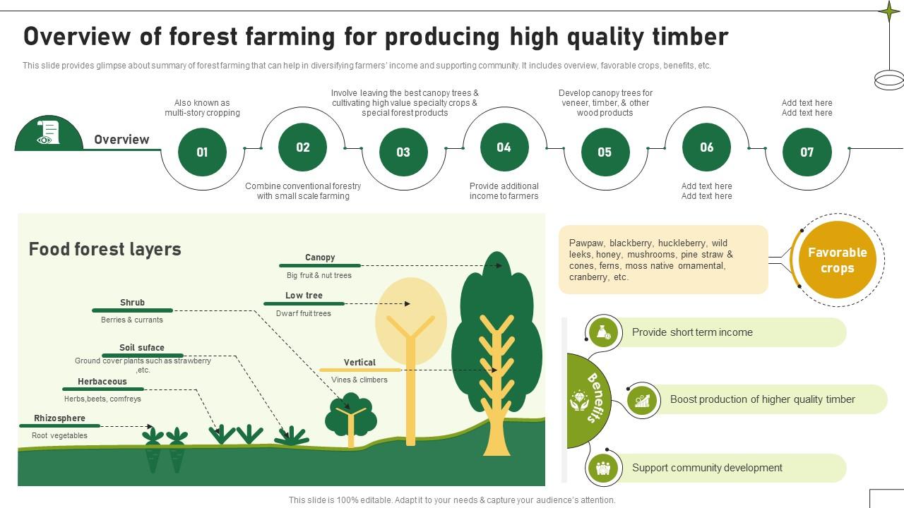 Overview Of Forest Farming For Producing High Quality Timber Adopting Sustainable Farming Techniques