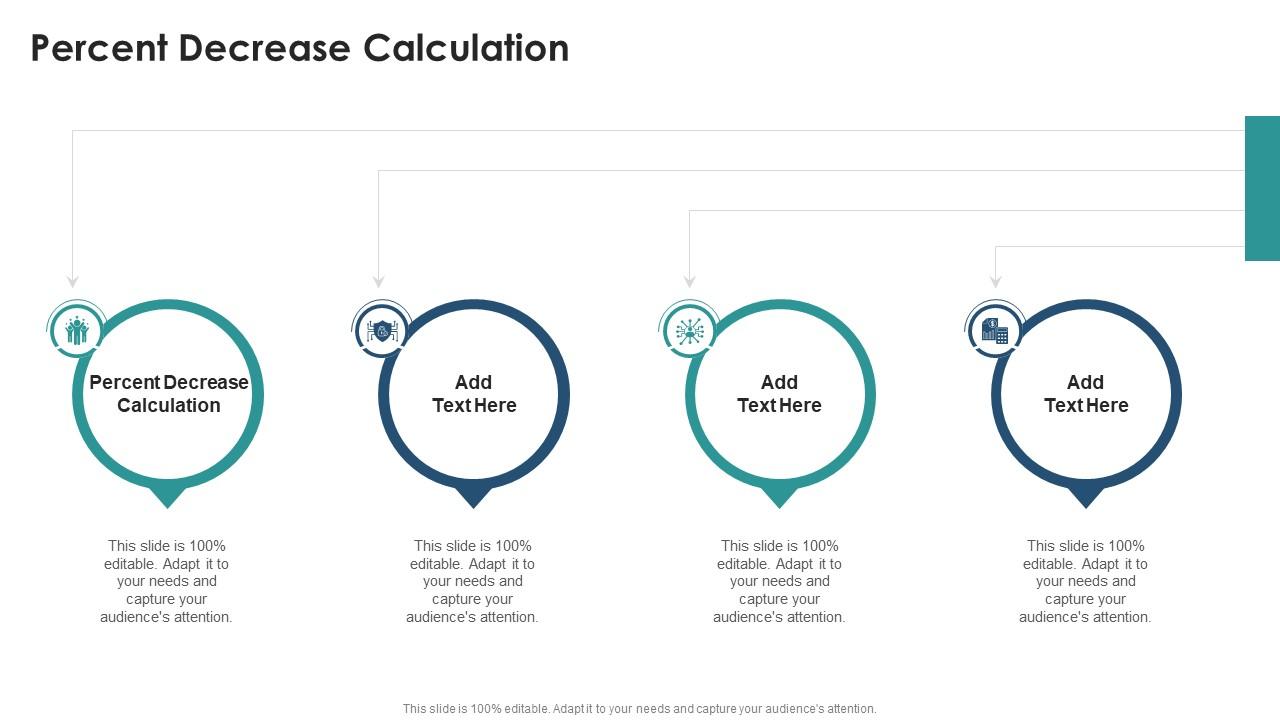 Percent Decrease Calculation In Powerpoint And Google Slides Cpb