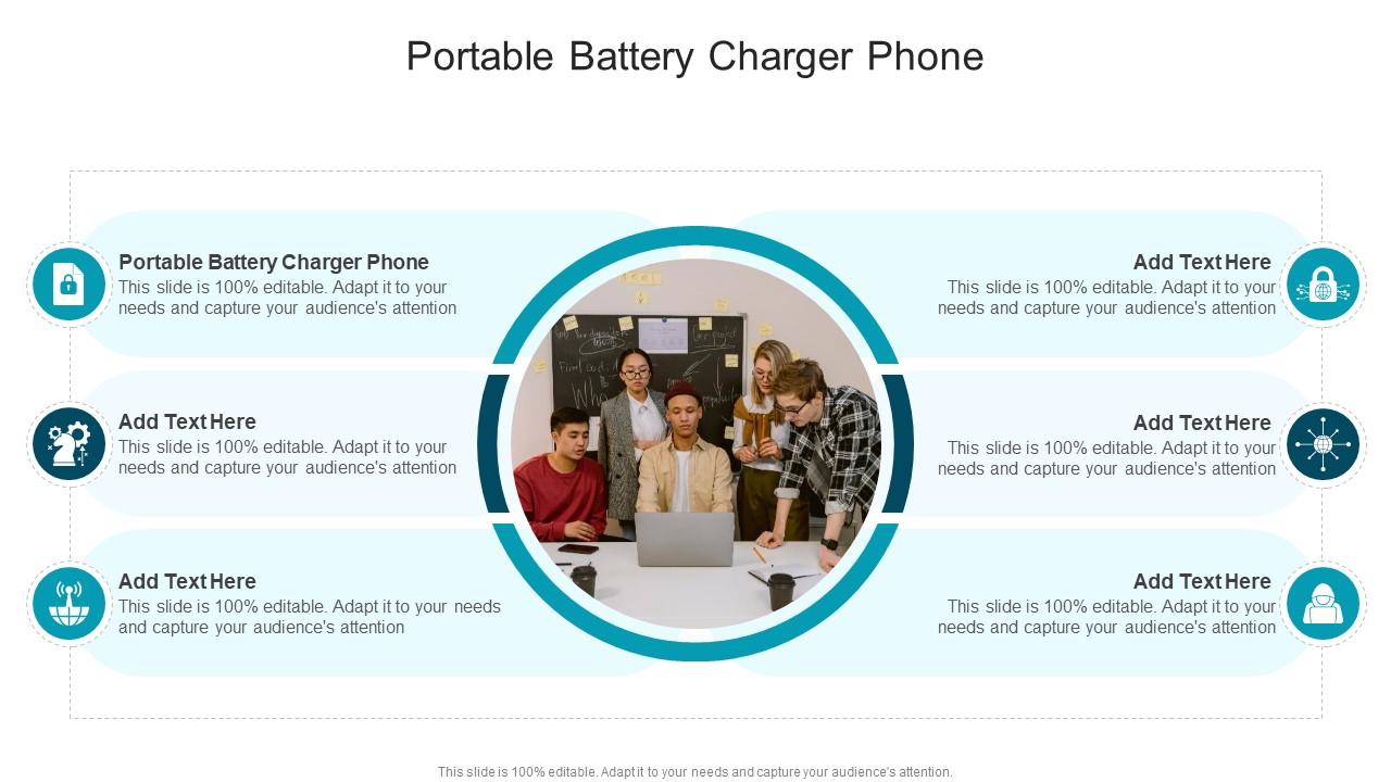Portable Battery Charger Phone In Powerpoint And Google Slides Cpb