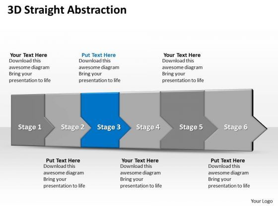 ppt_3d_linear_abstraction_to_oppose_business_losses_six_steps_powerpoint_templates_1.jpg