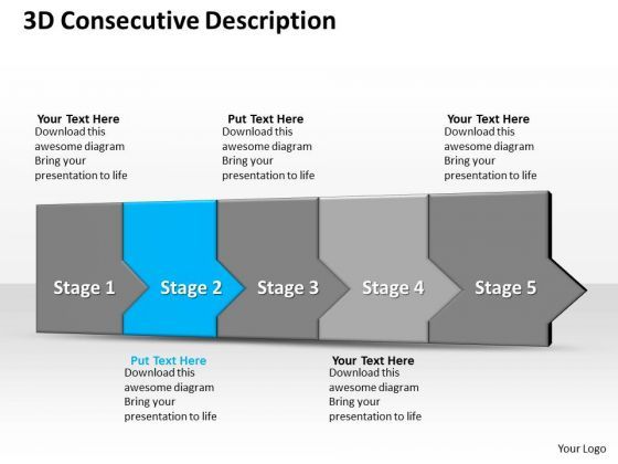 ppt_3d_straight_description_to_avoid_business_losses_five_steps_powerpoint_templates_1.jpg