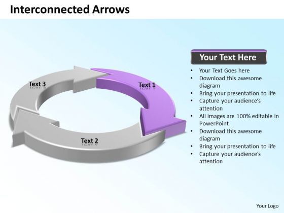 ppt_pink_arrow_pointing_inwards_parts_of_circle_powerpoint_for_kids_templates_1.jpg