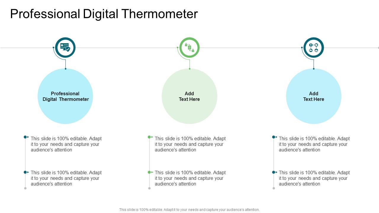 Professional Digital Thermometer In Powerpoint And Google Slides Cpb