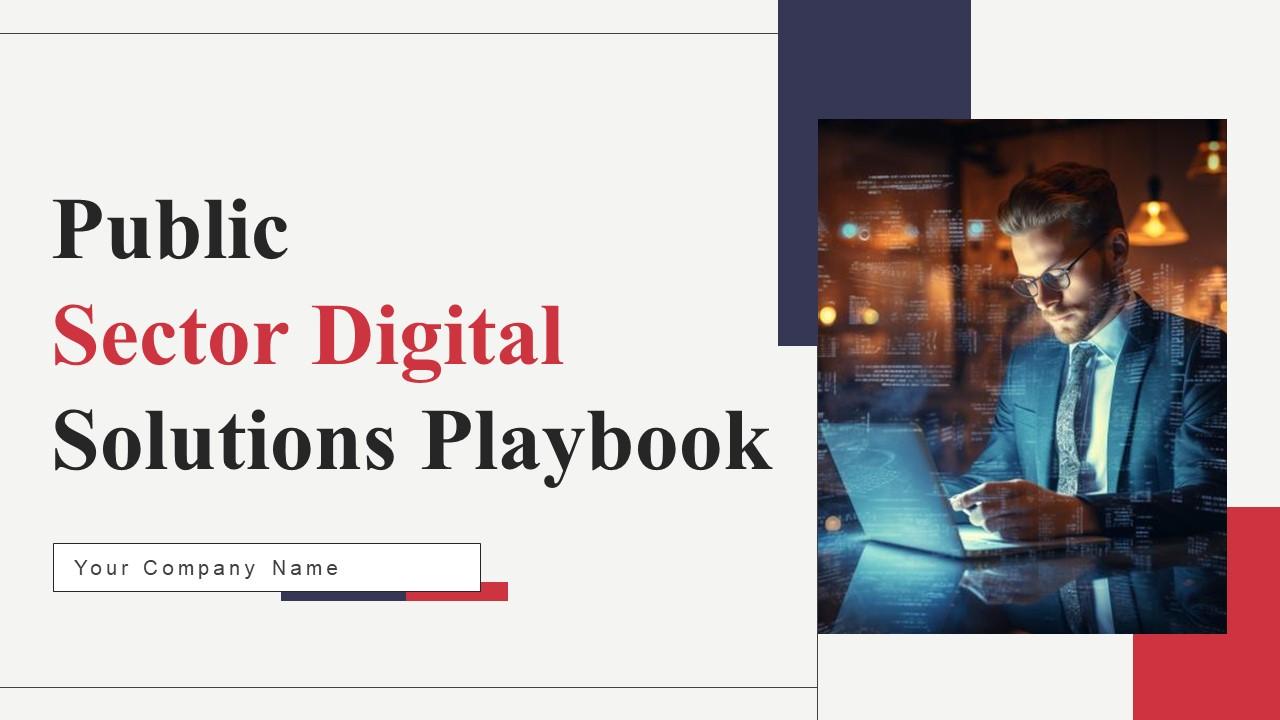 Public Sector Digital Solutions Playbook Ppt Powerpoint Presentation Complete Deck With Slides