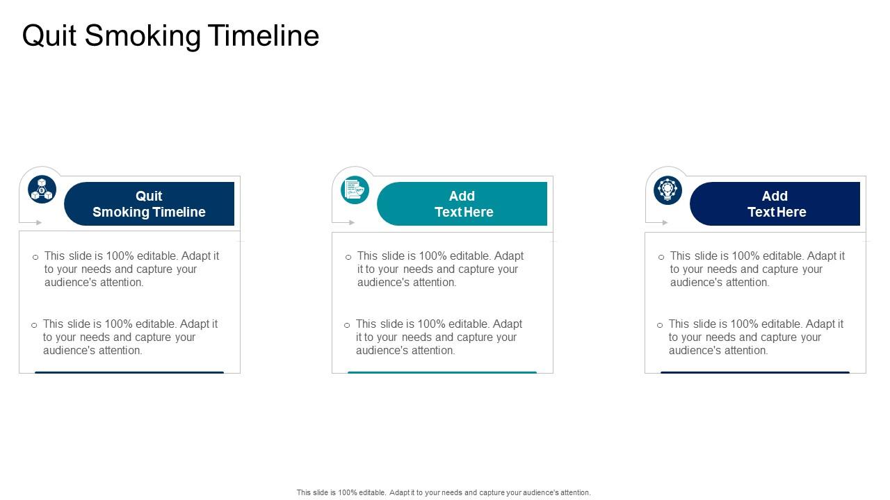 Quit Smoking Timeline In Powerpoint And Google Slides Cpb