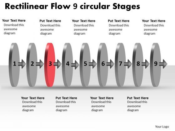 rectilinear_flow_9_circular_stages_draw_charts_powerpoint_templates_1.jpg