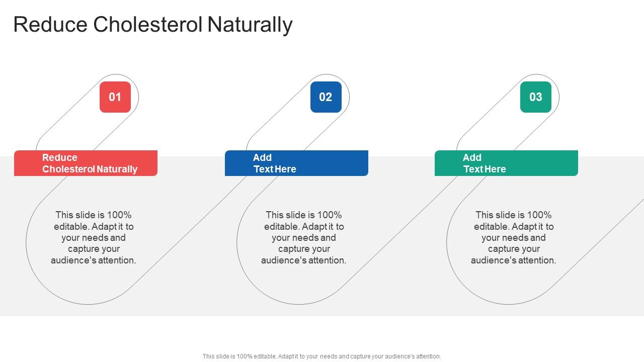 Reduce Cholesterol Naturally In Powerpoint And Google Slides Cpb