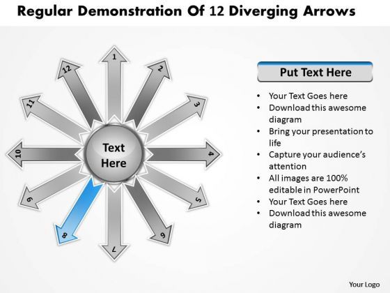 regular_demonstration_of_12_diverging_arrows_target_process_powerpoint_templates_1.jpg