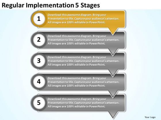 regular_implementation_5_stages_flow_chart_free_powerpoint_templates_1.jpg