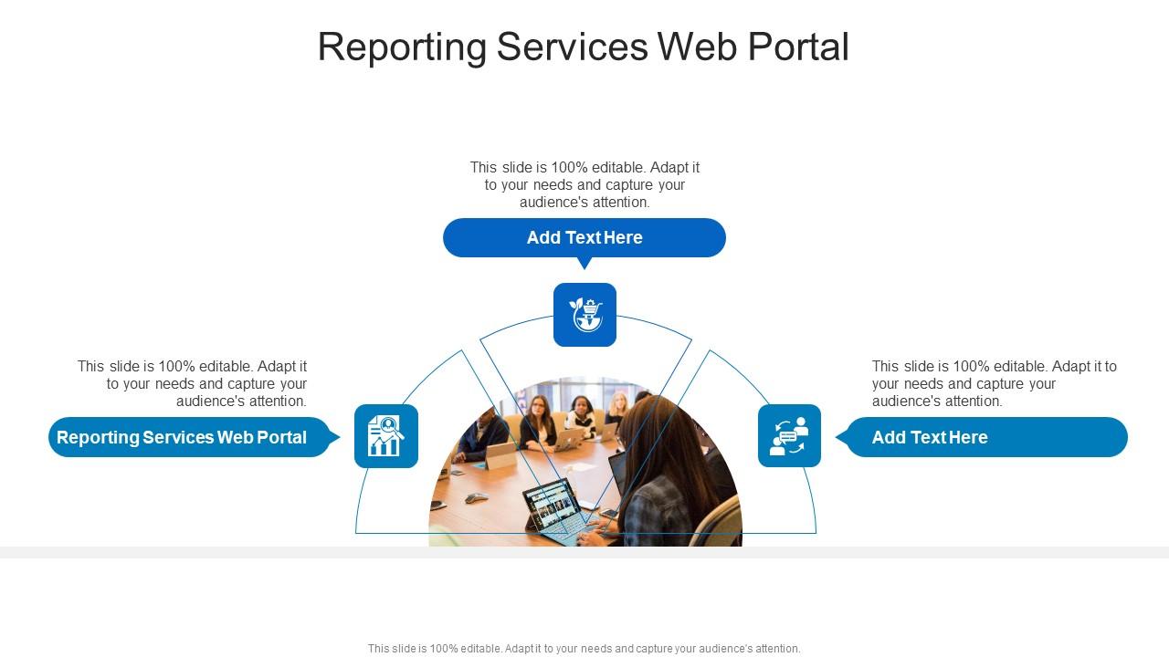 Reporting Services Web Portal In Powerpoint And Google Slides Cpb