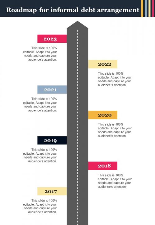 Roadmap For Informal Debt Arrangement One Pager Sample Example Document