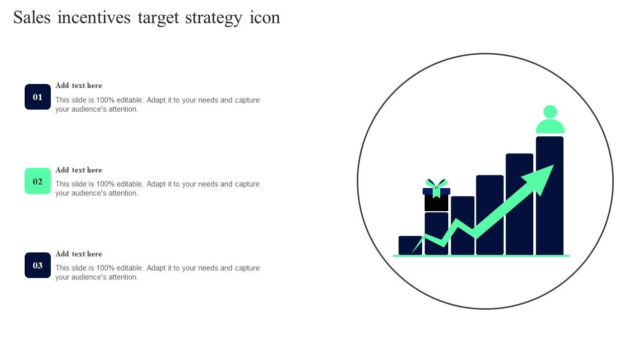 Sales Incentives Target Strategy Icon Ideas Pdf