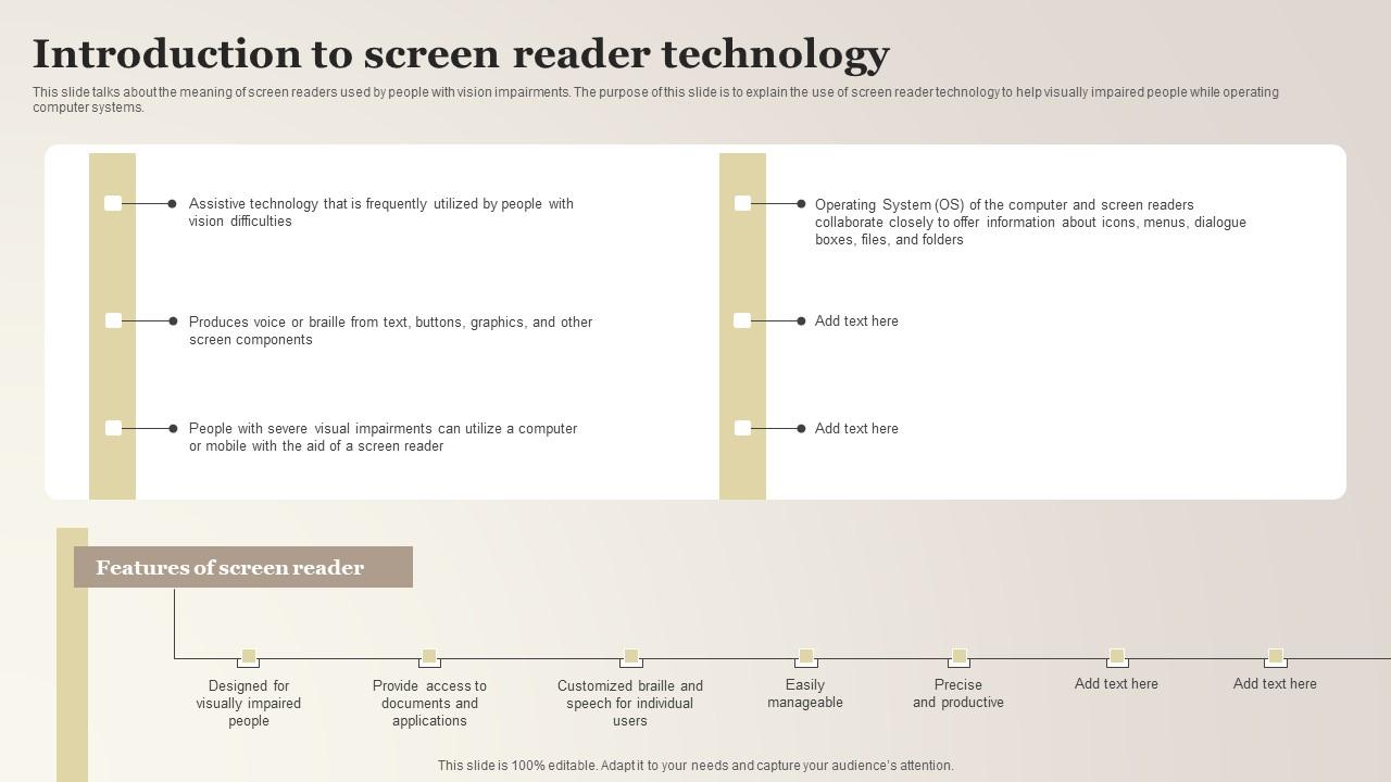 Screen Reader Accessible Website Introduction To Screen Reader Technology Topics Pdf