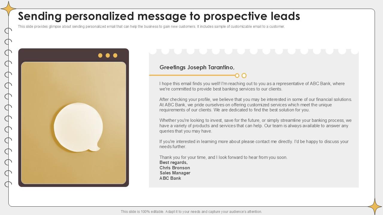Sending Personalized Message To Planning Outreach Campaigns PPT Sample