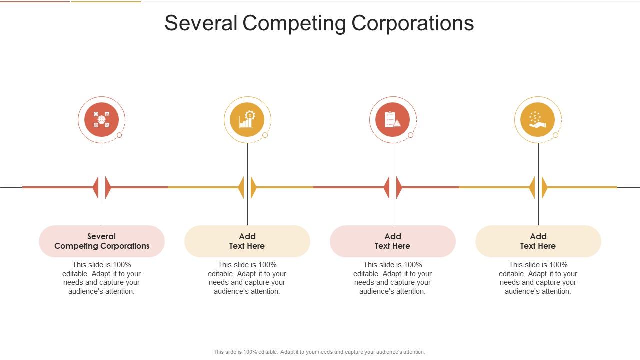Several Competing Corporations In Powerpoint And Google Slides Cpb