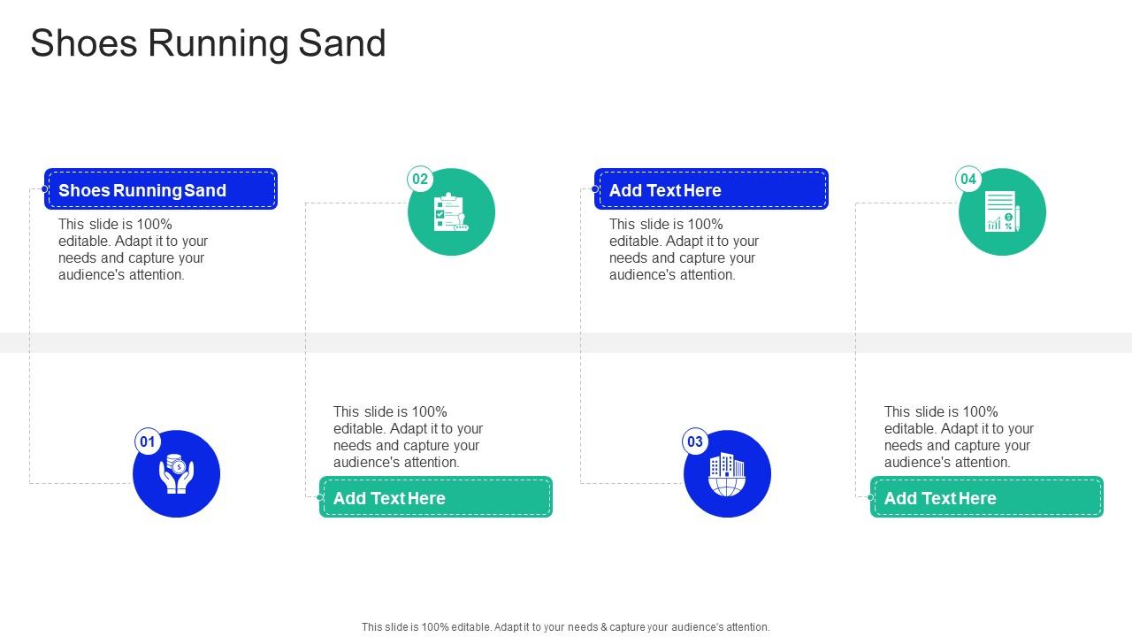 Shoes Running Sand In Powerpoint And Google Slides Cpb