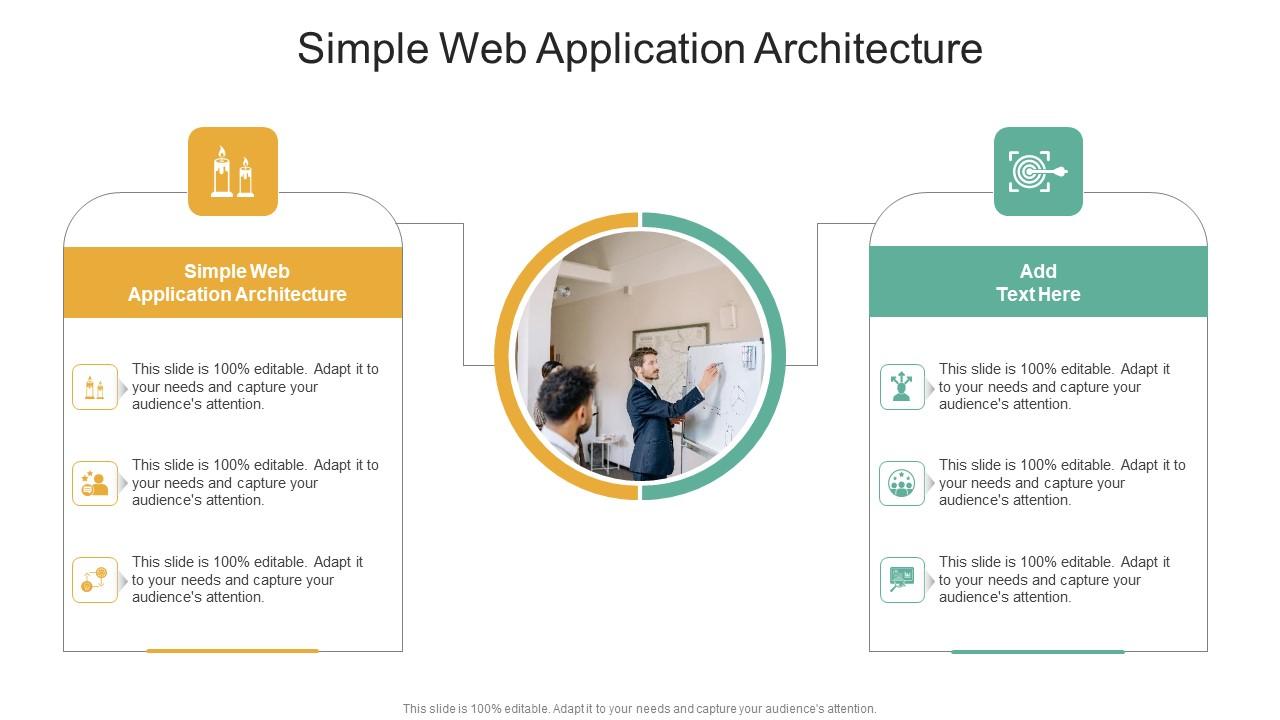 Simple Web Application Architecture In Powerpoint And Google Slides Cpb