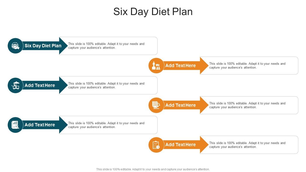 Six Day Diet Plan In Powerpoint And Google Slides Cpb