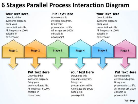 stages_parallel_process_interaction_diagram_franchise_business_plan_template_powerpoint_templates_1.jpg