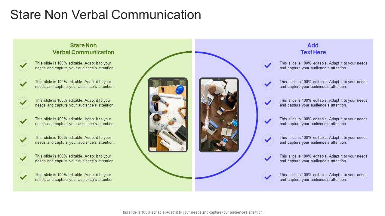 Stare Non Verbal Communication In Powerpoint And Google Slides Cpb