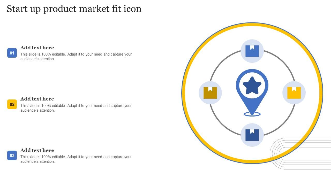 Start Up Product Market Fit Icon Topics Pdf