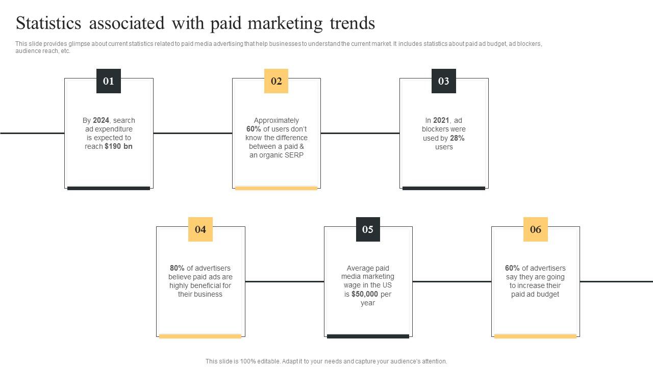 Statistics Associated Paid Comprehensive Guide For Paid Media Marketing Strategies Mockup Pdf