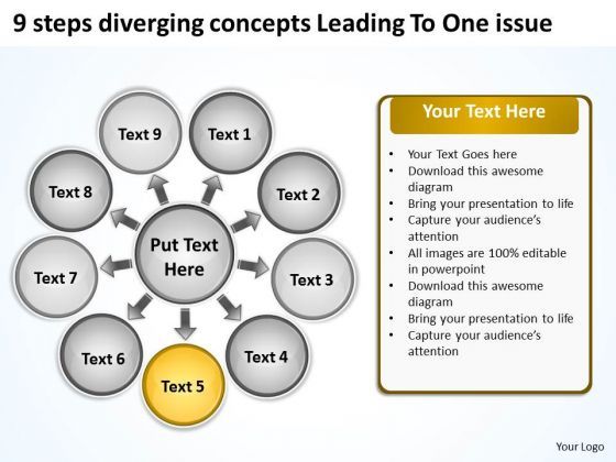 steps_diverging_concepts_leading_to_one_issue_circular_flow_arrow_chart_powerpoint_templates_1.jpg
