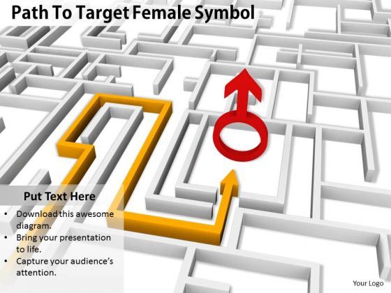 stock_photo_path_to_target_female_symbol_powerpoint_slide_1.jpg