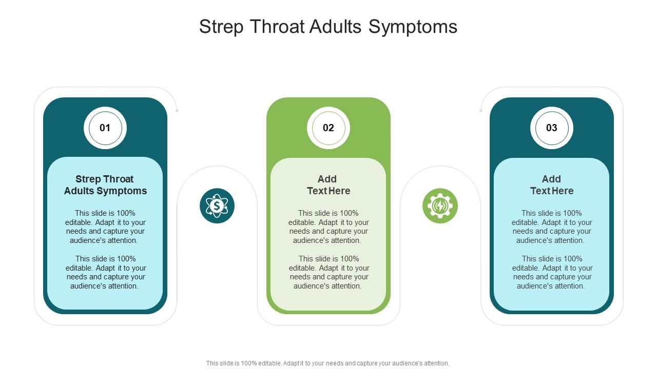 Strep Throat Adults Symptoms In Powerpoint And Google Slides Cpb