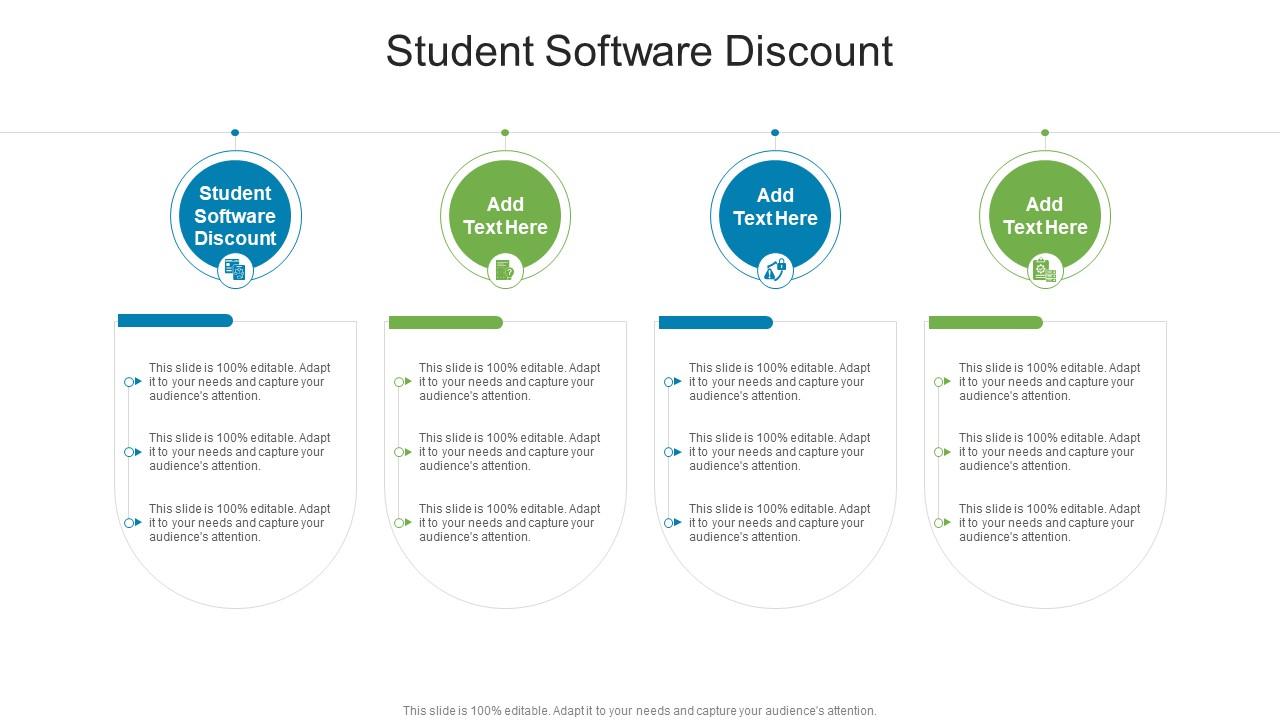 Student Software Discount In Powerpoint And Google Slides Cpb