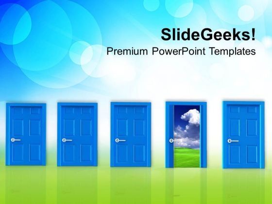 success_has_only_one_door_powerpoint_templates_ppt_backgrounds_for_slides_0313_title.jpg